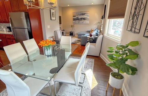 North Bergen Condo | Modern 2BR Living: Mins to NYC and Metlife Stadium