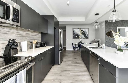 Crystal City Apartment | Modern 2BR Oasis with Scenic Rooftop & Gym