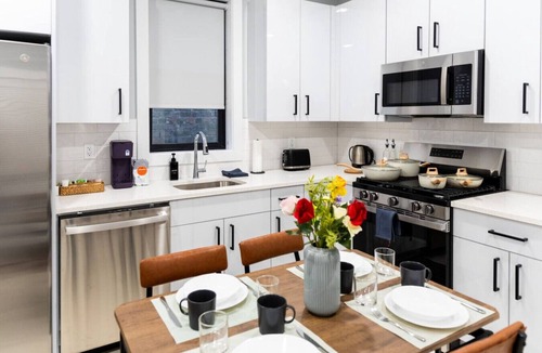 West New York Apartment | Modern 2BR Quick NYC Access + Free Parking