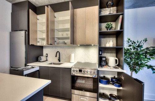 International District Apartment | Modern 2BR Suite Old Montreal F3