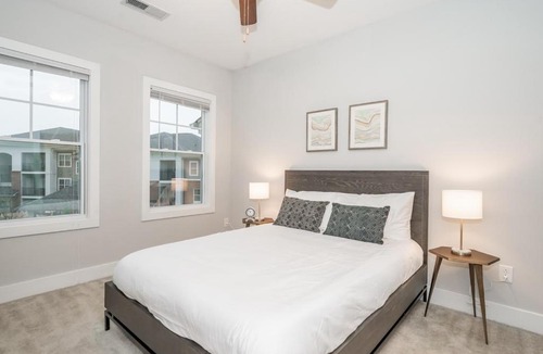 Morrisville Apartment | Modern 2BR with Balcony and Gym