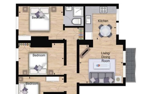 Ravenscourt Park Apartment | Modern 3 Bed Apartment next to the Park