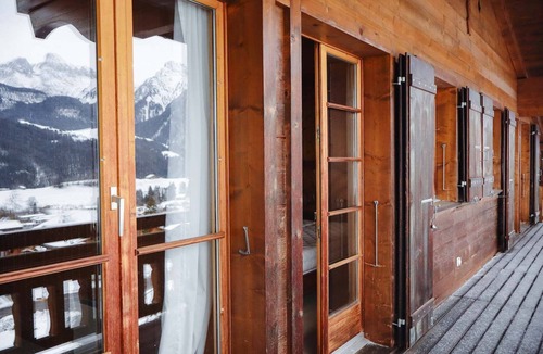 Chateau-d'Oex Apartment | Modern 3 Br Duplex With Huge Panoramic Alps Views