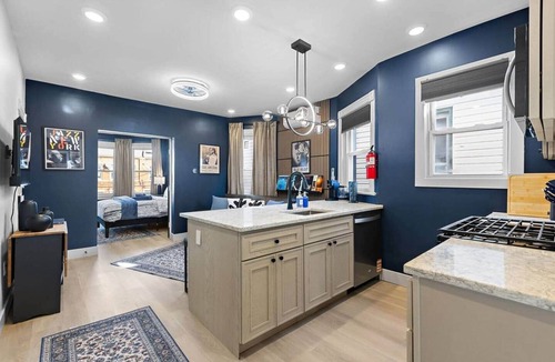 Hackensack River Waterfront Apartment | Modern 3BR/2BA - Easy Walk to NYC Train