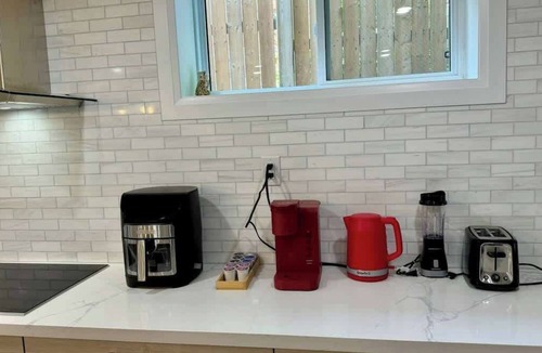 Seven Oaks Apartment | Modern 3BR Basement Retreat w/Workspace & Parking!