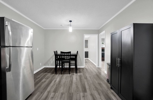 Gunter Afs House | Modern 4BR Oasis w/Private Pool, Outdoor Lounge & Full Amenities