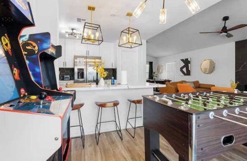 North Las Vegas House | Modern 5BD Home w/Gated Pool and Arcades!