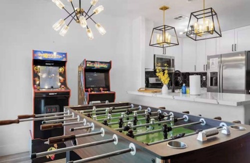 North Las Vegas House | Modern 5BD Home w/Gated Pool and Arcades!