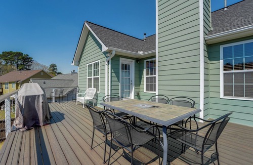 Cartersville House | Modern 6BR Haven with Playroom, Gym, Deck
