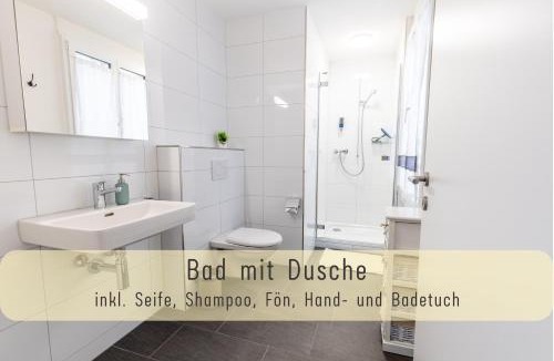 St. Gallen Apartment | Modern 80qm Flat with Balcony & free Parking