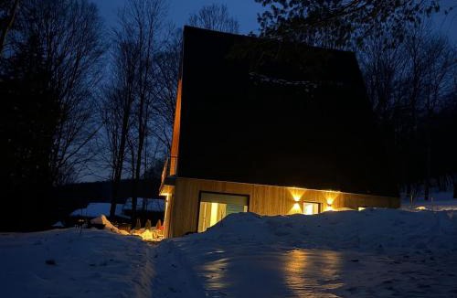 Town of Denning Ski Chalet | Modern A-Frame Catskills Hot Tub & Fireplace
