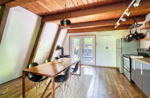 Mount Hood Village Cabin | Modern A-Frame - Hot Tub - Forest Escape