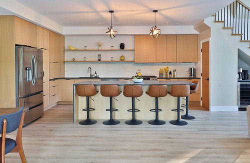 Powers Lake Cabin | Modern A-Frame Lake Cabin w/Pickleball Ct.4Bd 3Ba