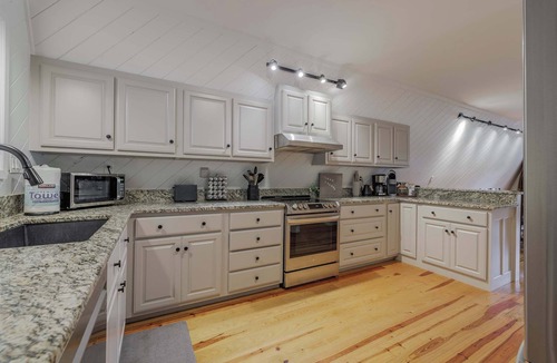 Morganton Cabin | Modern A-Frame on Lake Blue Ridge w/Private Dock & Hot Tub