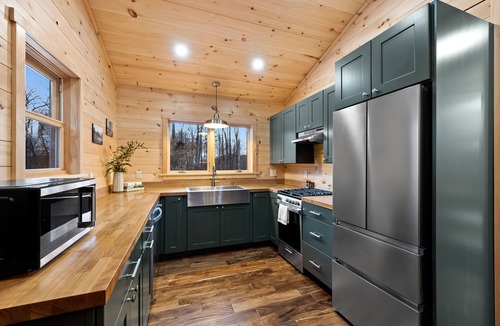 Town of Webb Cabin | Modern ADK Cabin nwith Outdoor Sauna in Old Forge