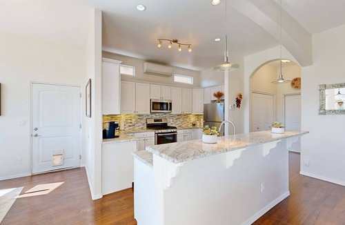 Southside House | Modern Adobe Home w/ Mountain-View Balcony, Short Drive Downtown