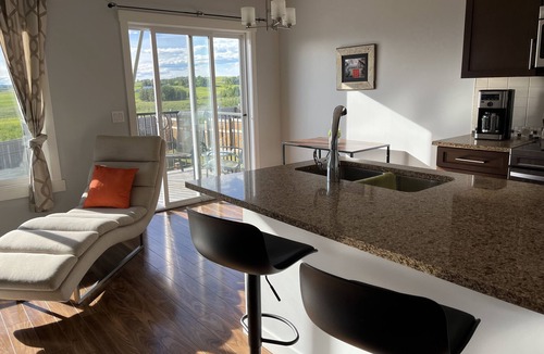 Cochrane Apartment | Modern and chic, fully equipped chef inspired kitchen!