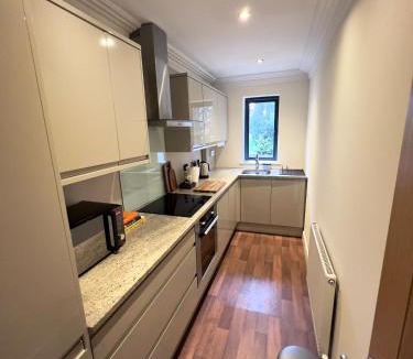 Hampton Wick Apartment | Modern and cozy 2-guest flat with gated parking