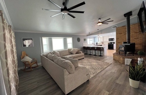 Victorville House | Modern and comfortable five-bedroom home.