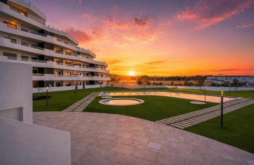 San Miguel de Salinas Apartment | Modern Apartment with Large Sunny Terrace & Pool Costa Blanca