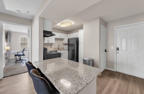 Pleasant Valley Apartment | Modern apartment w/pool & hot tub + workspace