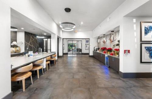 Grogan's Mill Apartment | Modern apartment with pool, gym, & patio pet-friendly