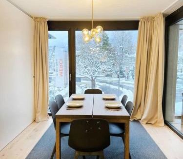 Central Interlaken Apartment | Modern Apartment with Balcony and BBQ at Interlaken West Station