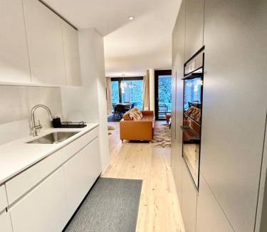 Central Interlaken Apartment | Modern Apartment with Balcony and BBQ at Interlaken West Station