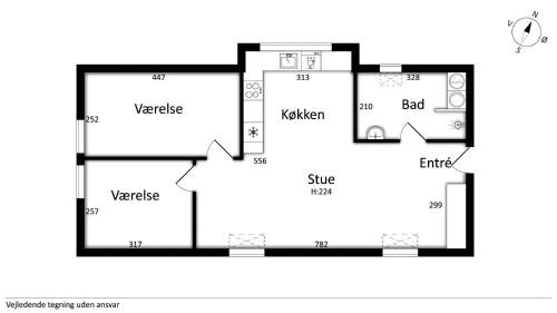 Klemensker Apartment | Modern Apartment With Cozy Vibes