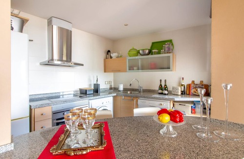 Golf Bahia Apartment | Modern apartment with large balcony with sea view.