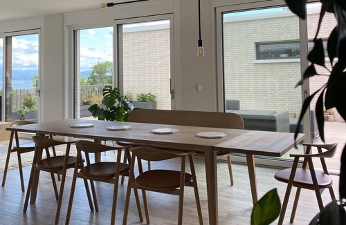 Nyon Apartment | Modern apartment with terrasse on Leman lake! Geneva countryside