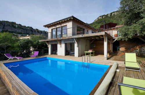 Corconne House | Modern architect build eco wooden house