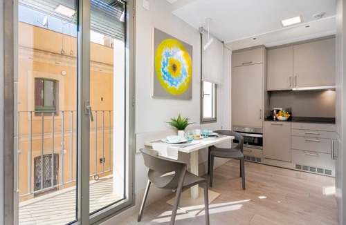 Barceloneta Apartment | Modern Beachfront Apartment with Balcony & Stunning Sea Views in Barceloneta