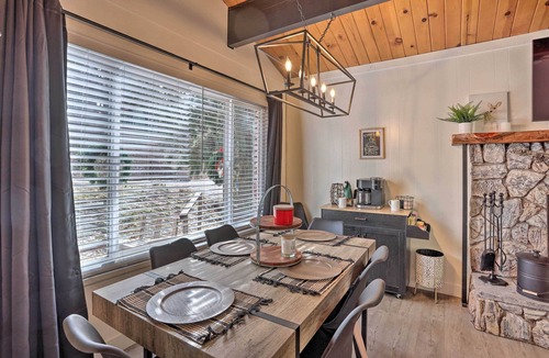 Running Springs Cabin | Modern Cabin w/Game Room & Deck, Near Skiing