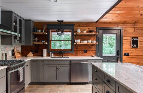 Copake Lake Cabin | Modern Cabin with Pool and Privacy