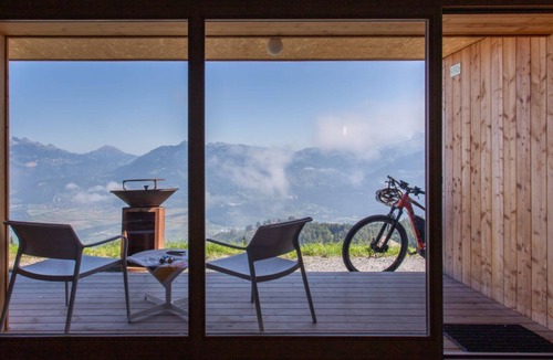 Monthey Cabin | Modern Cabin With Private Terrace Garden