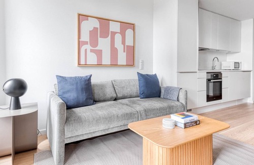 Vesterbro Apartment | Modern Carlsberg Byen 1BR w/ Balcony & W/D, nr Istengade, by Blueground