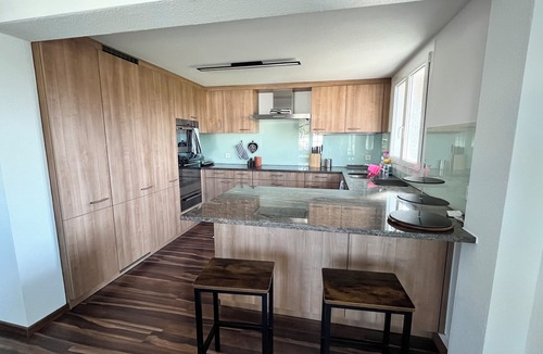 Ballwil Ski Chalet | Modern chalet apartment with alpine view | near Lucerne&Zug | playground + hotpot