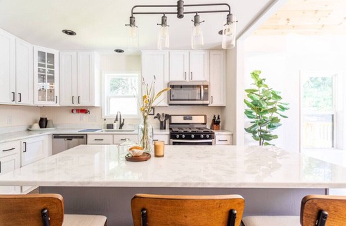 Kerhonkson Cabin | Modern Chalet w/Firepit, BBQ, Fast Wi-Fi, Deck