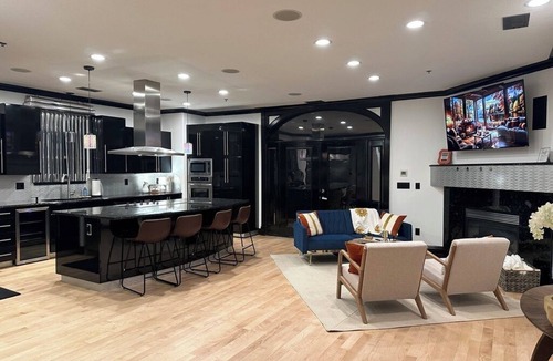 Shawnee Condo | Modern Chic Loft in Downtown Shawnee KS Walking Distance to Local Attractions