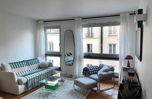 Quartier de la Goutte-d'Or Apartment | Modern comfort close to the Sacré-Cœur