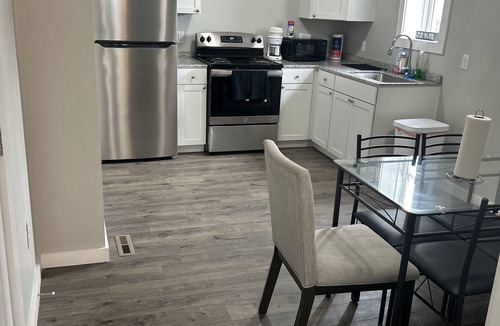 Oswego Apartment | Modern Comforts: Discover the Best of Oswego from Our Stylish Retreat!