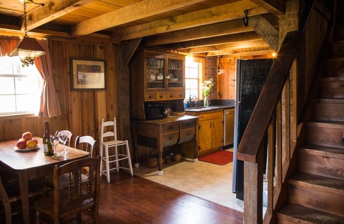 Rogersville Cabin | Modern comforts in an 1860's log cabin nestled in the Appalachian Foothills.