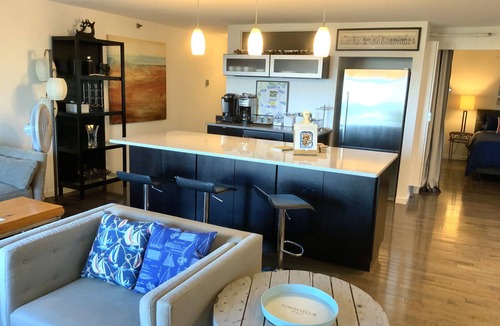 Old Orchard Beach Condo | Modern Condo overlooking Memorial Park, with Great views of OOB