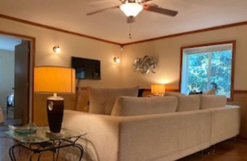 New Ulm House | Modern Country Home, Tall Trees, Fenced for Pets