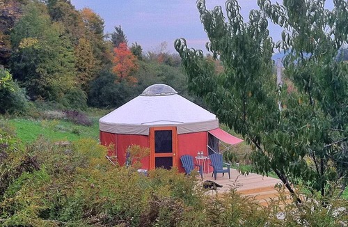 Waterville Cabin | Modern Countryside Yurt Rental in Waterville, Upstate New York