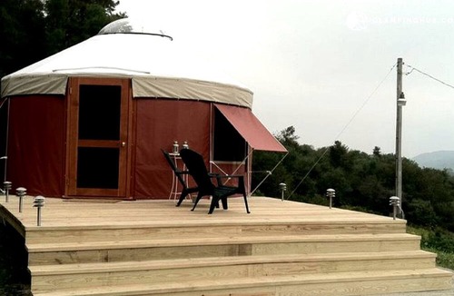 Waterville Cabin | Modern Countryside Yurt Rental in Waterville, Upstate New York