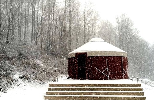 Waterville Cabin | Modern Countryside Yurt Rental in Waterville, Upstate New York