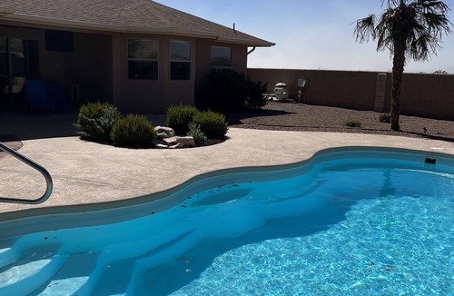 Alamogordo House | Modern Desert Oasis with heated pool, hot tub and game room