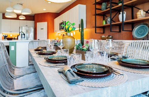 Coachella House | Modern Desert Oasis w/Pool, Hot Tub, Cabanas & Outdoor Kitchen Near Empire Polo